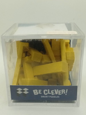 Ξύλινος γρίφος λογικής "Be Clever! Smart Puzzles" σαν καινούργιο