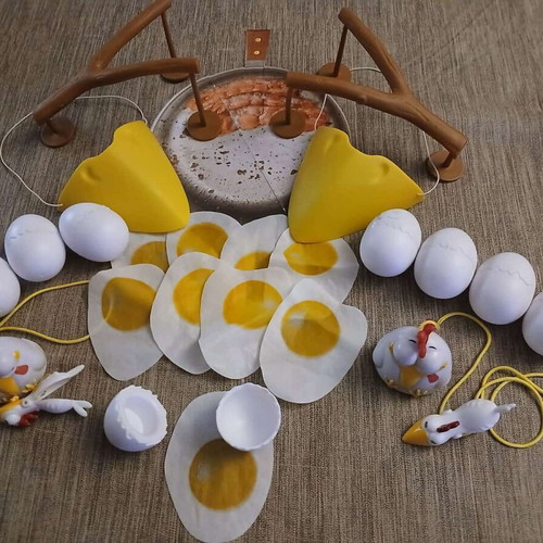 Board game Save the Eggs! used by AS Games