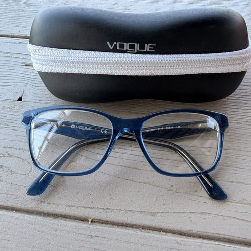 Vogue eyeglass frame like new, blue