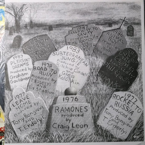 Ramones Ramonesmania 2LP used, signed test pressing