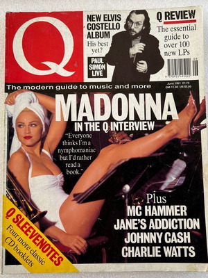 Q magazine with Madonna on the cover used