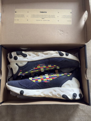 Nike React Sertu "THE10TH" sneakers size 44.5 like new, blackened blue