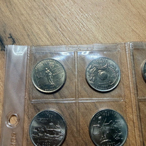 US State Quarters collection 1999–2001, 13 coins, like new