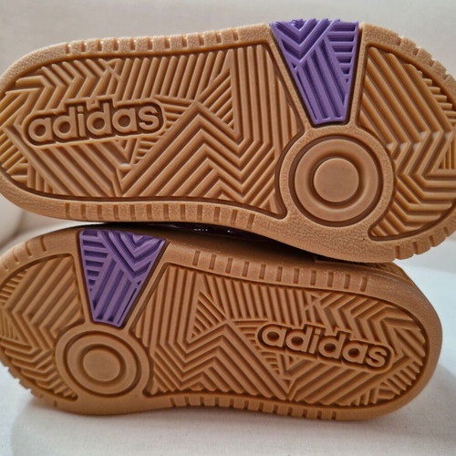 Adidas Hoops 3.0 CF kids sneakers size 25 new, white and lilac