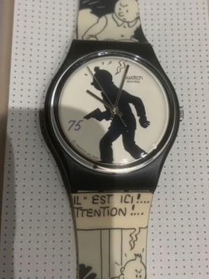 Swatch Gent Special Happy Birthday TINTIN watch new limited edition