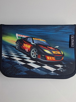 Herlitz Race Car pencil case used with many compartments