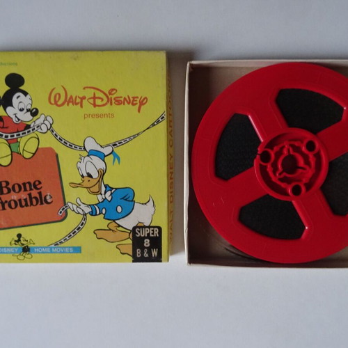 Disney Super 8mm Silent Cartoon Films Pack of 2, like new