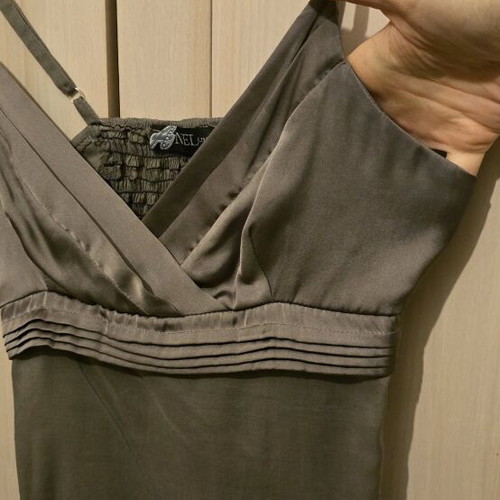 Anel top size small like new, grey anthracite with khaki