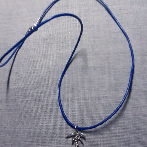 Africa Necklace Silver 925 with Leather Strap Handmade New