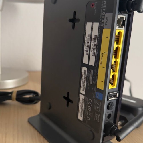 Netgear Wi-Fi Router used with antennas