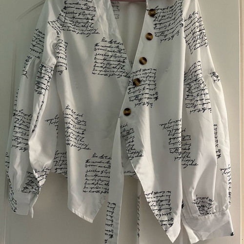 Shirt new, thin, white, size S