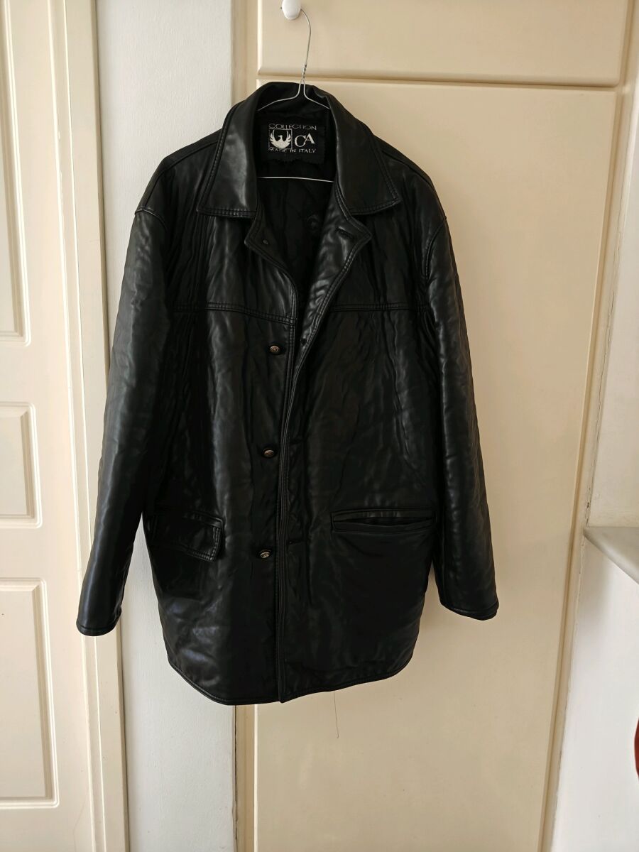 Men's leather jacket vintage 90s from… - € 250,00 - Vendora.cy