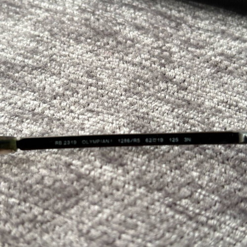 Ray Ban Olympian sunglasses like new, black and gray