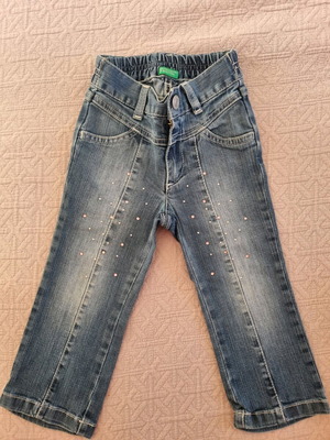 United colors of Benetton baby jeans like new for 18-month-old girl