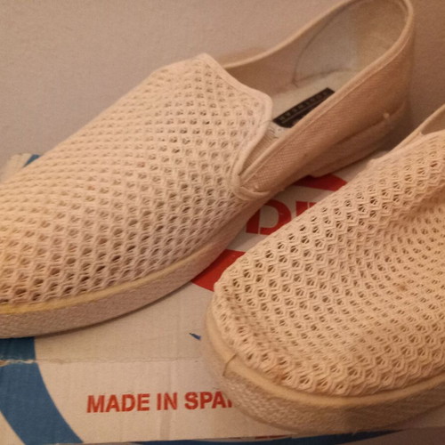 Migato espadrilles size 45, beige, breathable