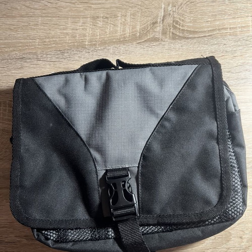 Shugon Bristol Foldable Travel Toiletry Bag like new, gray and black