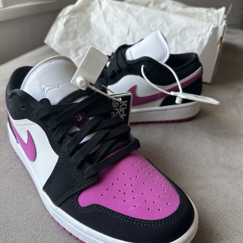 Nike Air Jordan 1 Low Black Cactus Flower brand new women's sneakers size 39