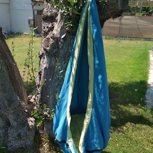 Children's hammock used, fabric with pillow, holds up to 80 kg