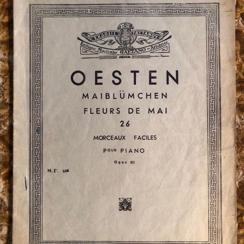 OESTEN Vintage Piano Learning Edition for Beginners Used