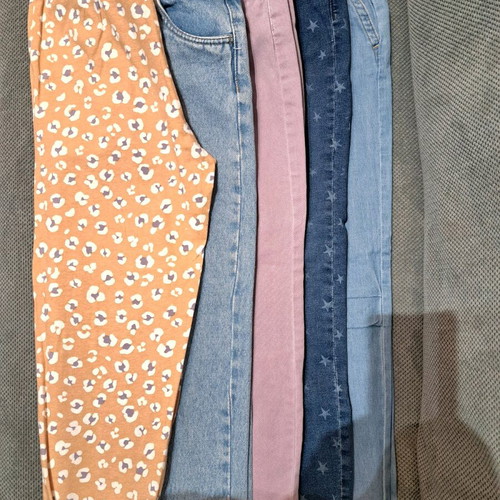 Girls' set of 5 sweatshirts and 5 pants used, size 9-11 years