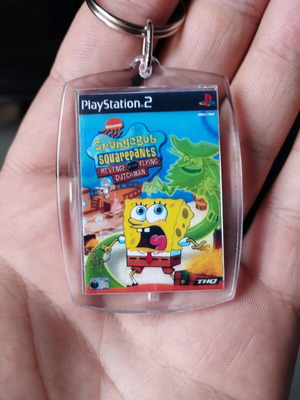 SpongeBob SquarePants Revenge of The Flying Dutchman PS2 acrylic keychain