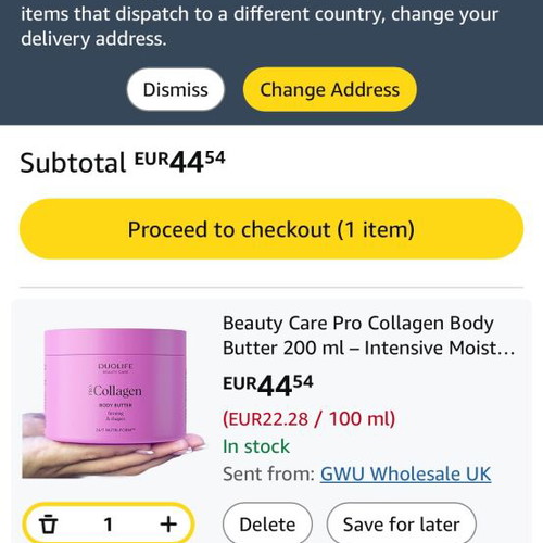Pro Collagen body butter Duolife new firming body cream with collagen