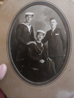 Photo of sailor brothers at Elli and Limnos like new, rare