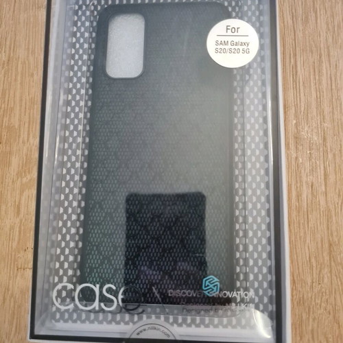 Sumsung Galaxy S20 phone case black with mesh design
