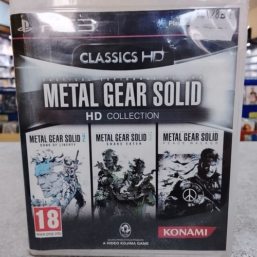 Metal Gear Solid collection PS3 game used, excellent condition with manual