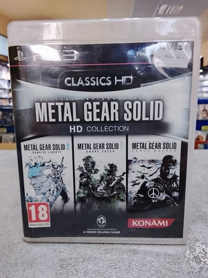 Metal Gear Solid συλλογή PS3 παιχνίδι μεταχειρισμένο, σε άριστη κατάσταση με εγχειρίδιο