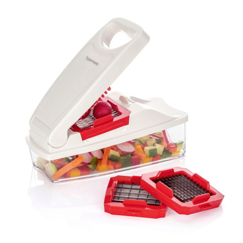 Tupperware Super Vegetable Cutter with 3 Blades, like new