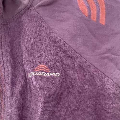 Aquarapid children's bathrobe used, purple, absorbent
