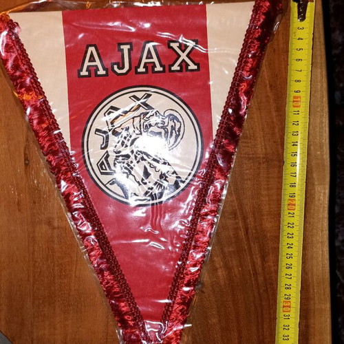 Ajax Banner New, Vintage Style in Plastic Sleeve