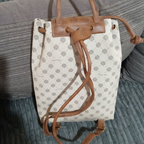 Thiros backpack beige brown used with small mark