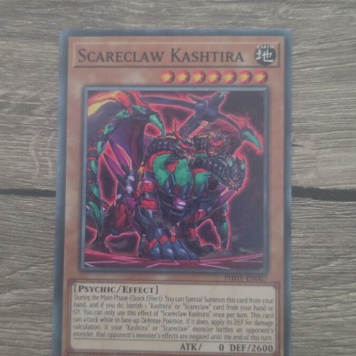 Scareclaw Kashtira Yu-Gi-Oh! card