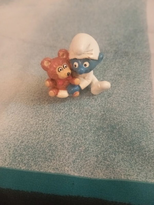 Smurf figure from magazine used