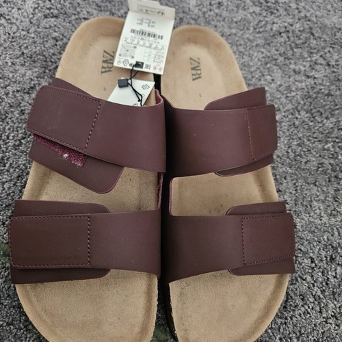 Zara slippers new, size 44, brown