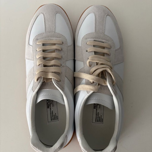 Maison Margiela Gats shoes size 45 new white and gray elegant