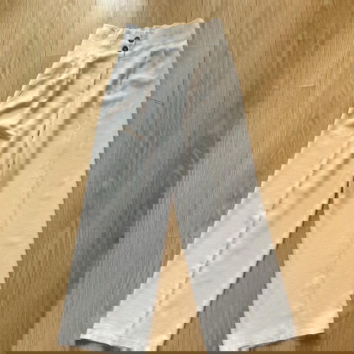 Bershka white summer pants like new, size M