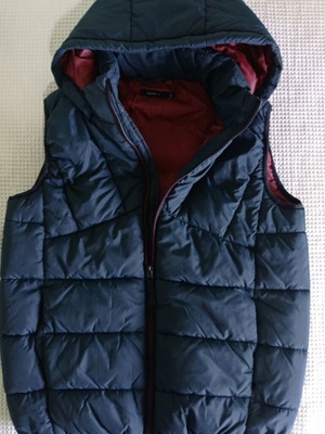 Name it αμανικό μπουφάν για αγόρι 13 ετών σαν καινούργιο, μπλε με μπορντό επένδυση