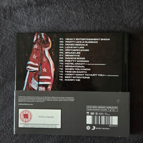 Robbie Williams Heavy Entertainment Show Deluxe edition like new