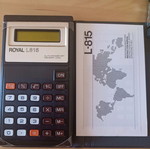 Vintage συλλεκτικός υπολογιστής τσέπης Royal L 815 καινούργιο