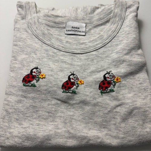 Rania Xanthopoulou short-sleeve t-shirt with design like new, size S