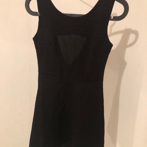 Dress used, black, size S