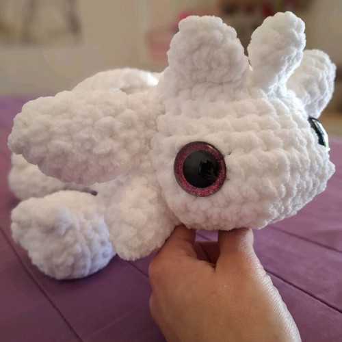 Handmade dragon made to order, large crochet