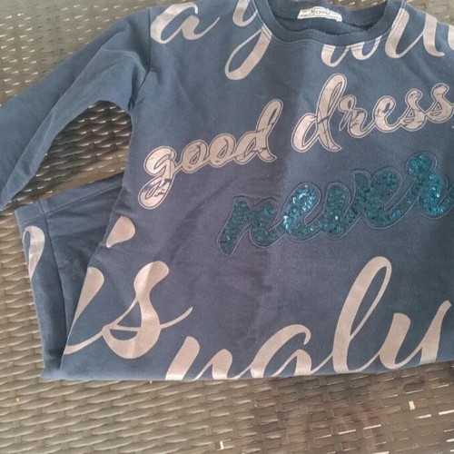 Mayoral Cotton Dress like new, 8 years old, blue