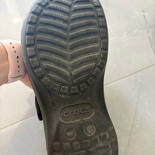 Crocs σαμπό 38-39 μαύρα μεταχειρισμένα