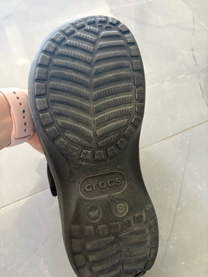 Crocs σαμπό 38-39 μαύρα μεταχειρισμένα