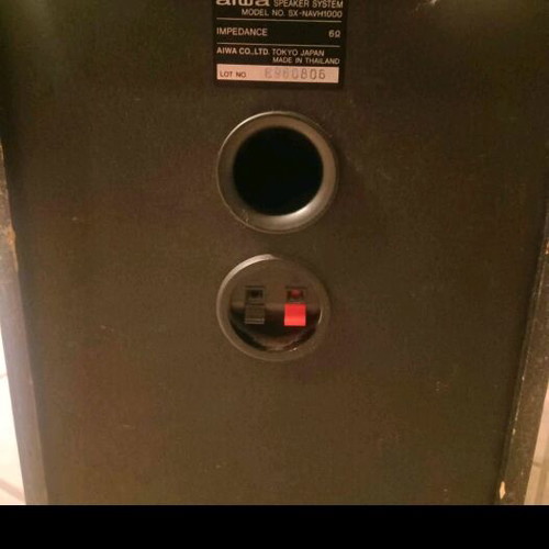Aiwa floor speakers like new, standing type