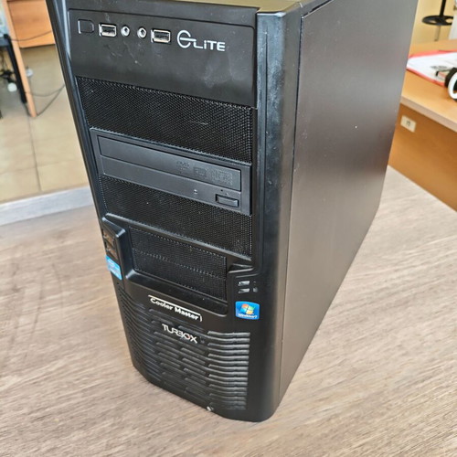 Turbo X computer tower used, Intel Core i5-2400, 8GB RAM, SSD 240GB